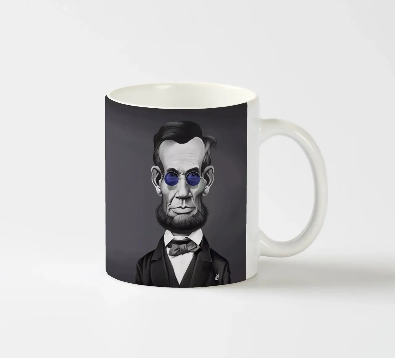 Abraham Lincoln (Steampunk) tazza in ceramica da Rob Art | Illustration