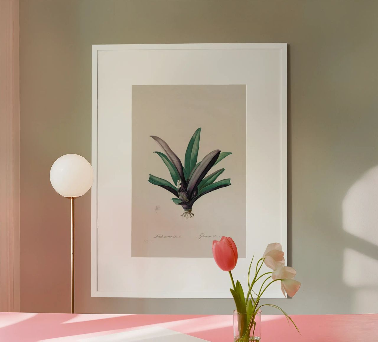 Tradescantia Discolour, 1802-1816 - Henry Joseph Redouté Poster von Artokoloro Quint Lox Ltd
