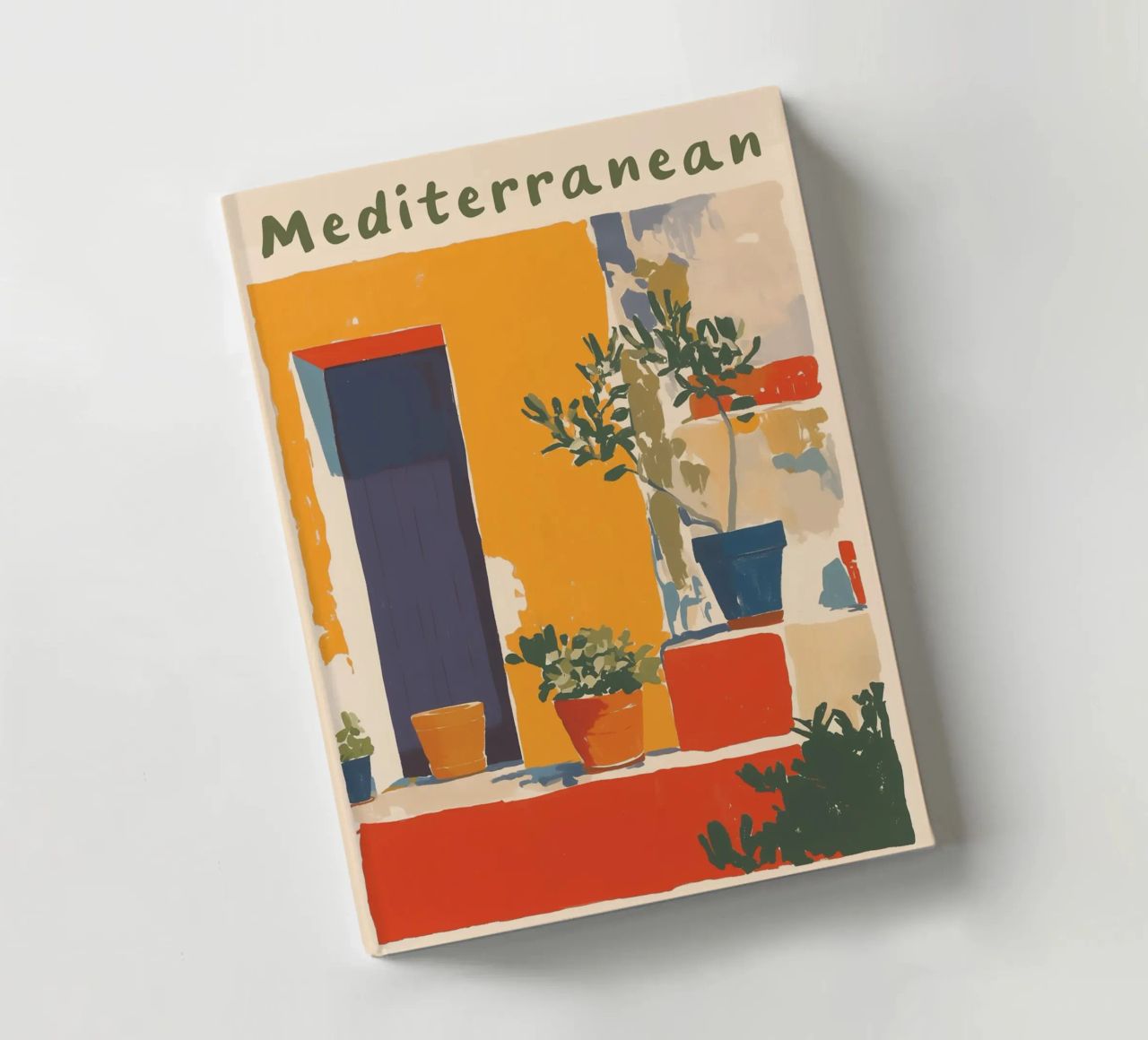 Mediterranean oasis of well-being notebook by Carinaprint