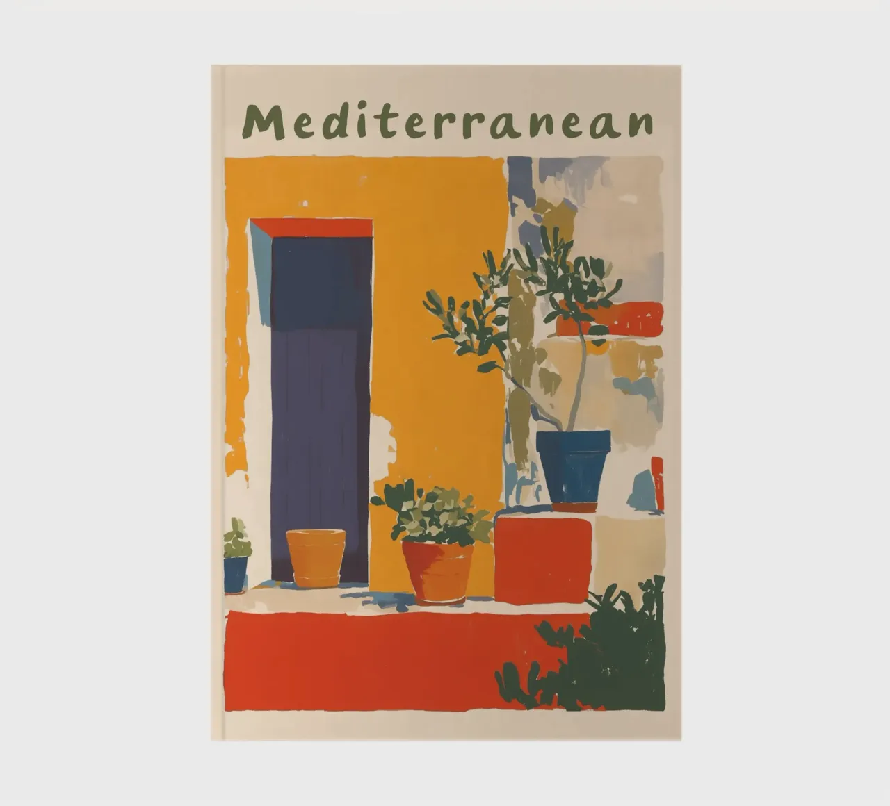 Oasis mediterráneo de bienestar cuaderno de Carinaprint