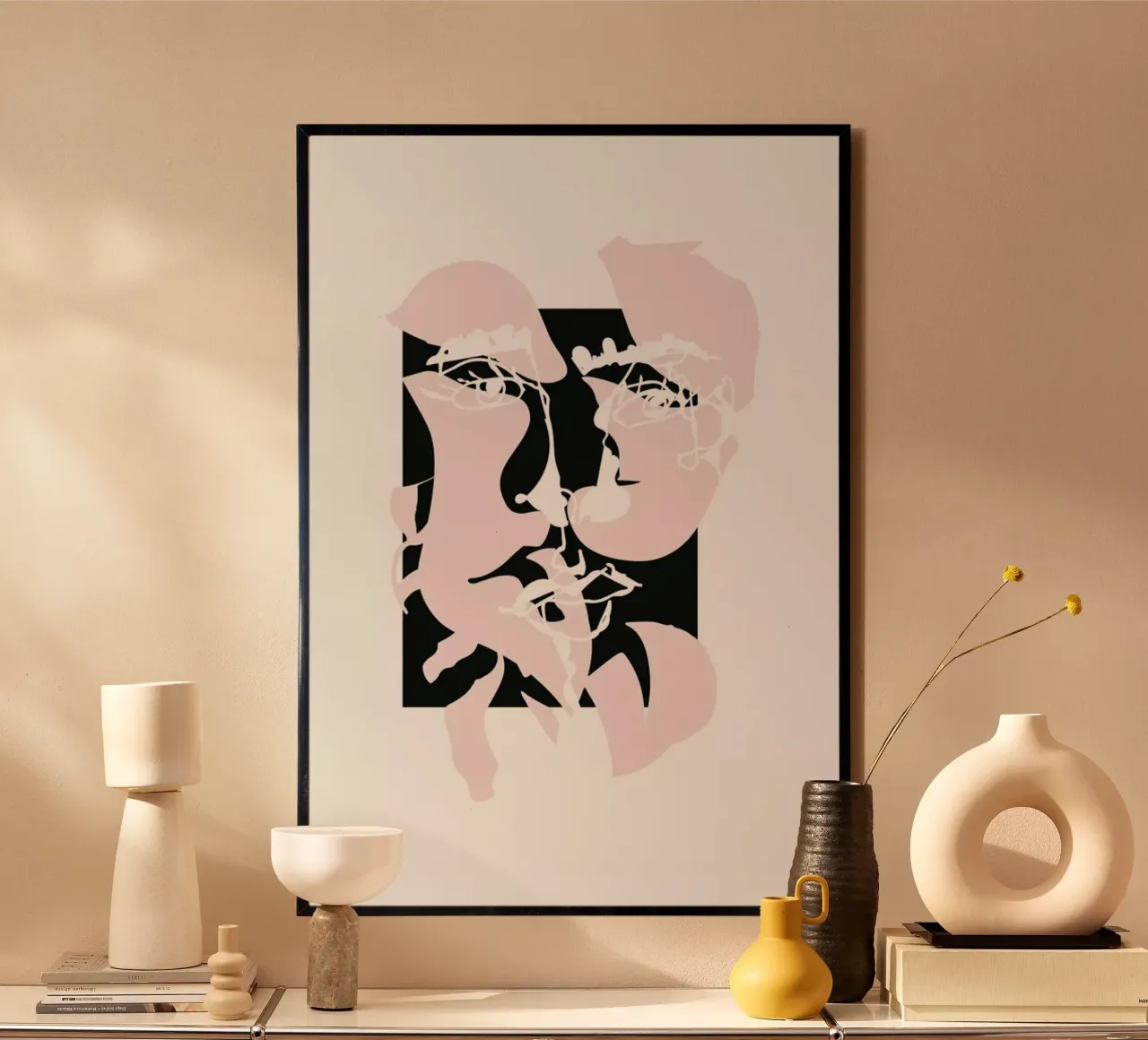 Modern Art 2 poster con telaio in alluminio da Nordic Creators
