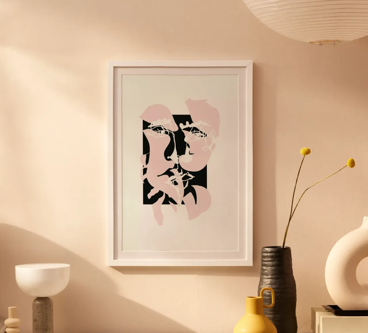Modern Art 2 poster con telaio in alluminio da Nordic Creators