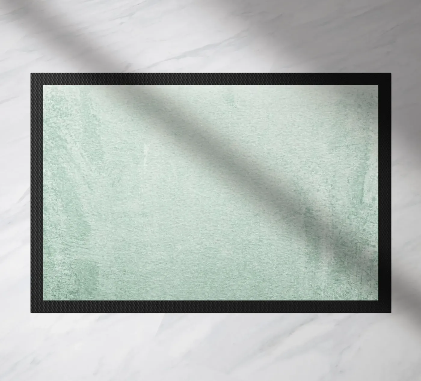 Fading Green Eucalyptus doormat by Monika Strigel