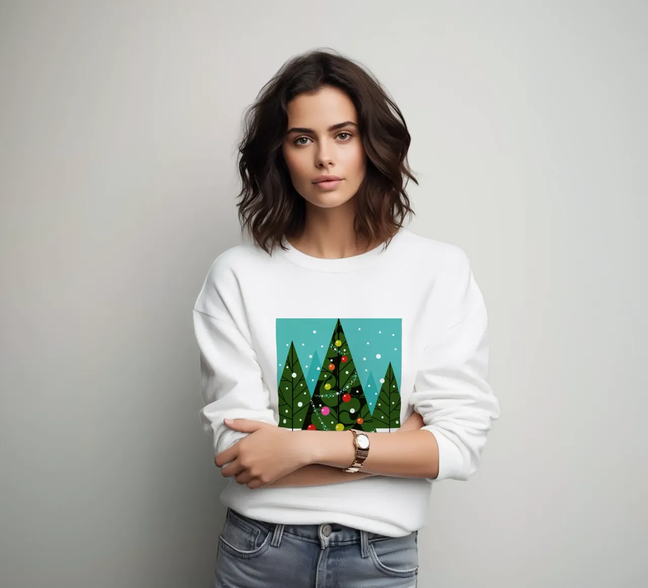 Dressed Tree felpa da Bo Lundberg
