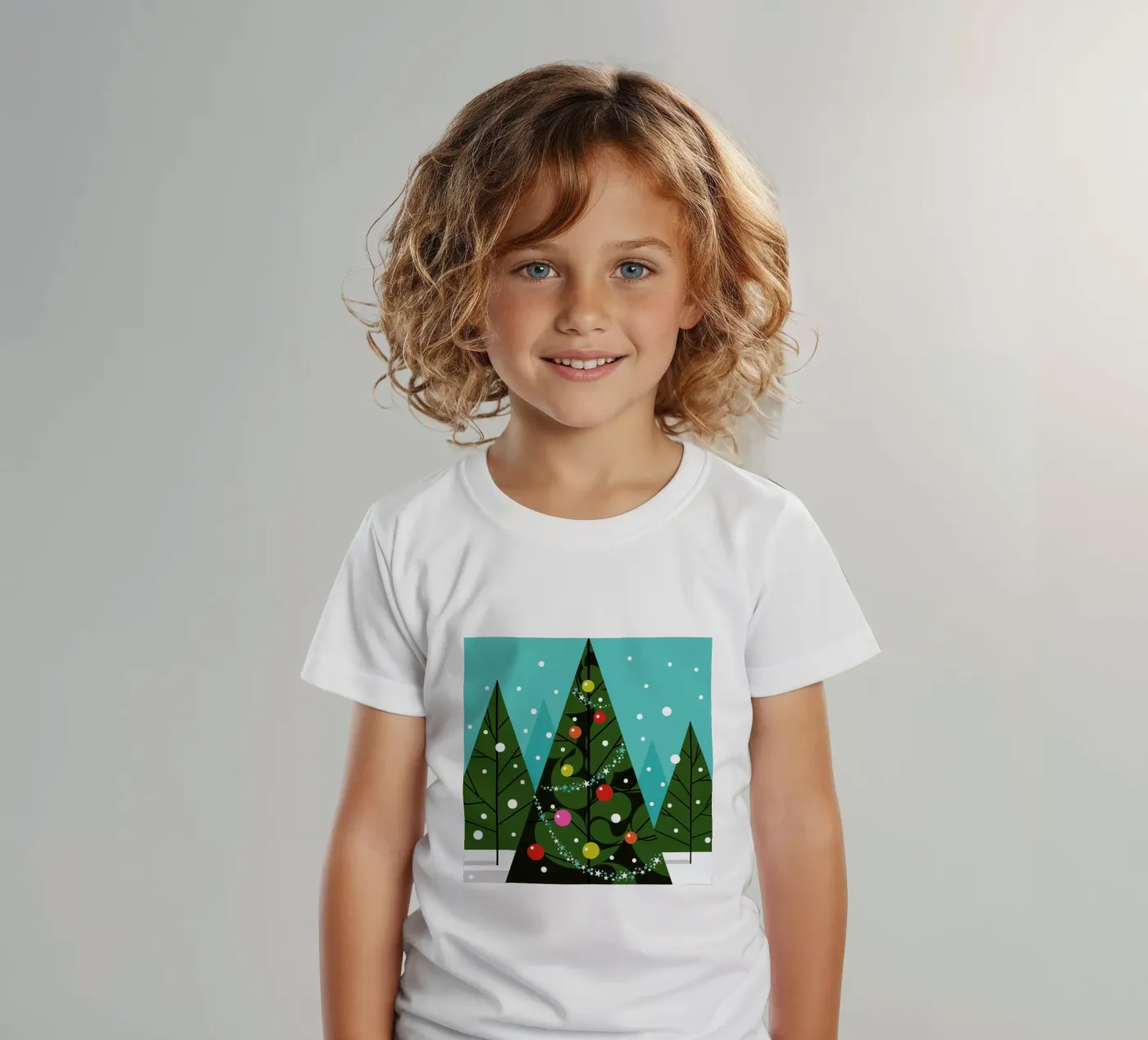 Dressed Tree t-shirt bambini da Bo Lundberg