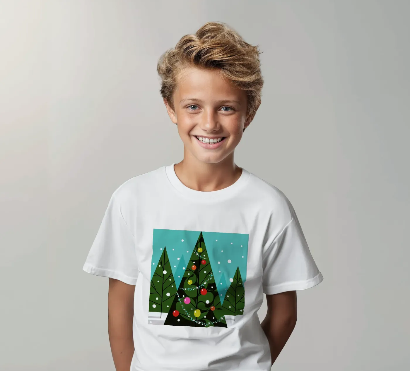 Dressed Tree t-shirt bambini da Bo Lundberg