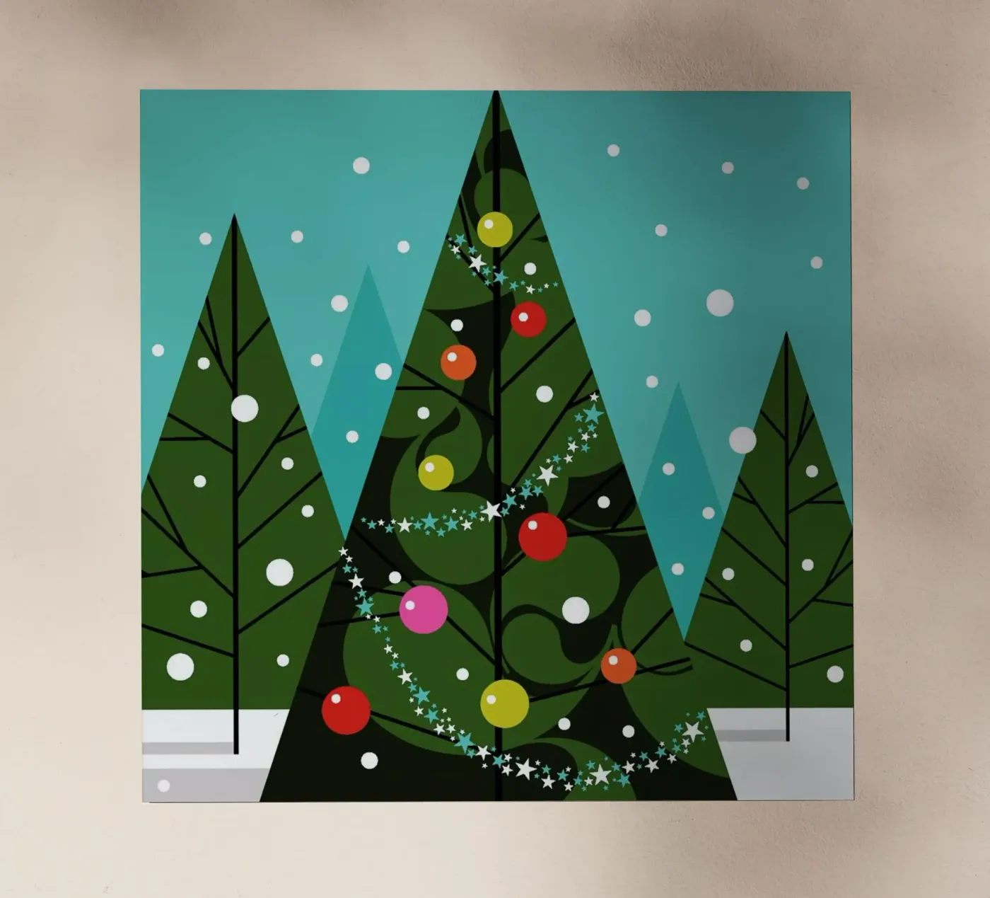 Dressed Tree pellicola backlit da Bo Lundberg