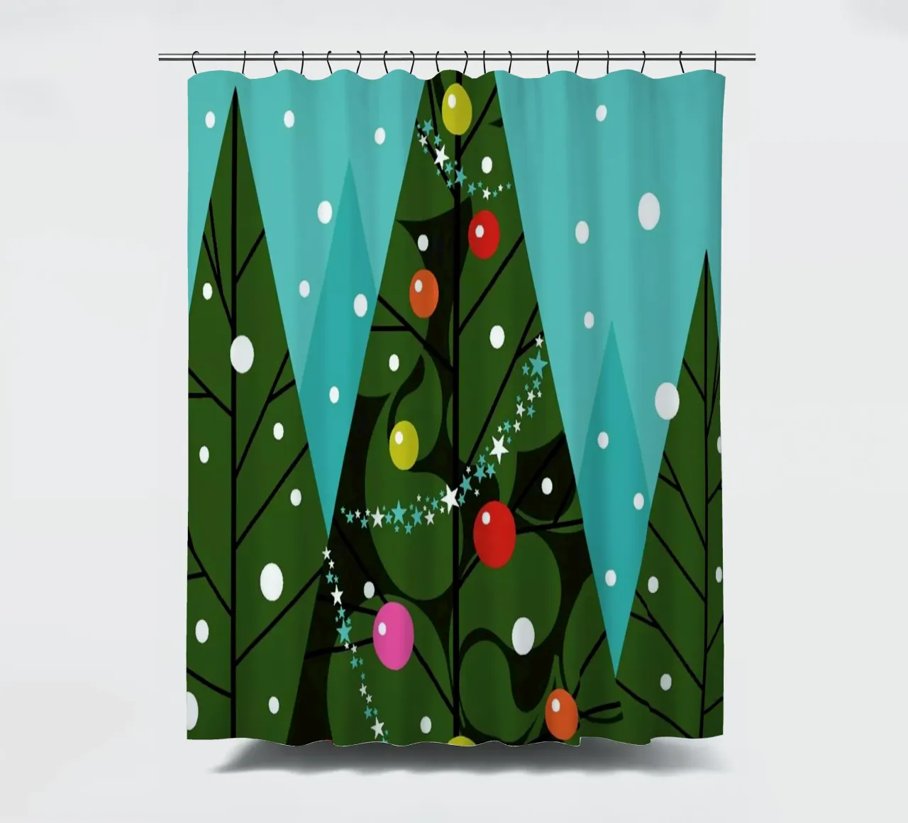 Dressed Tree tenda da doccia da Bo Lundberg