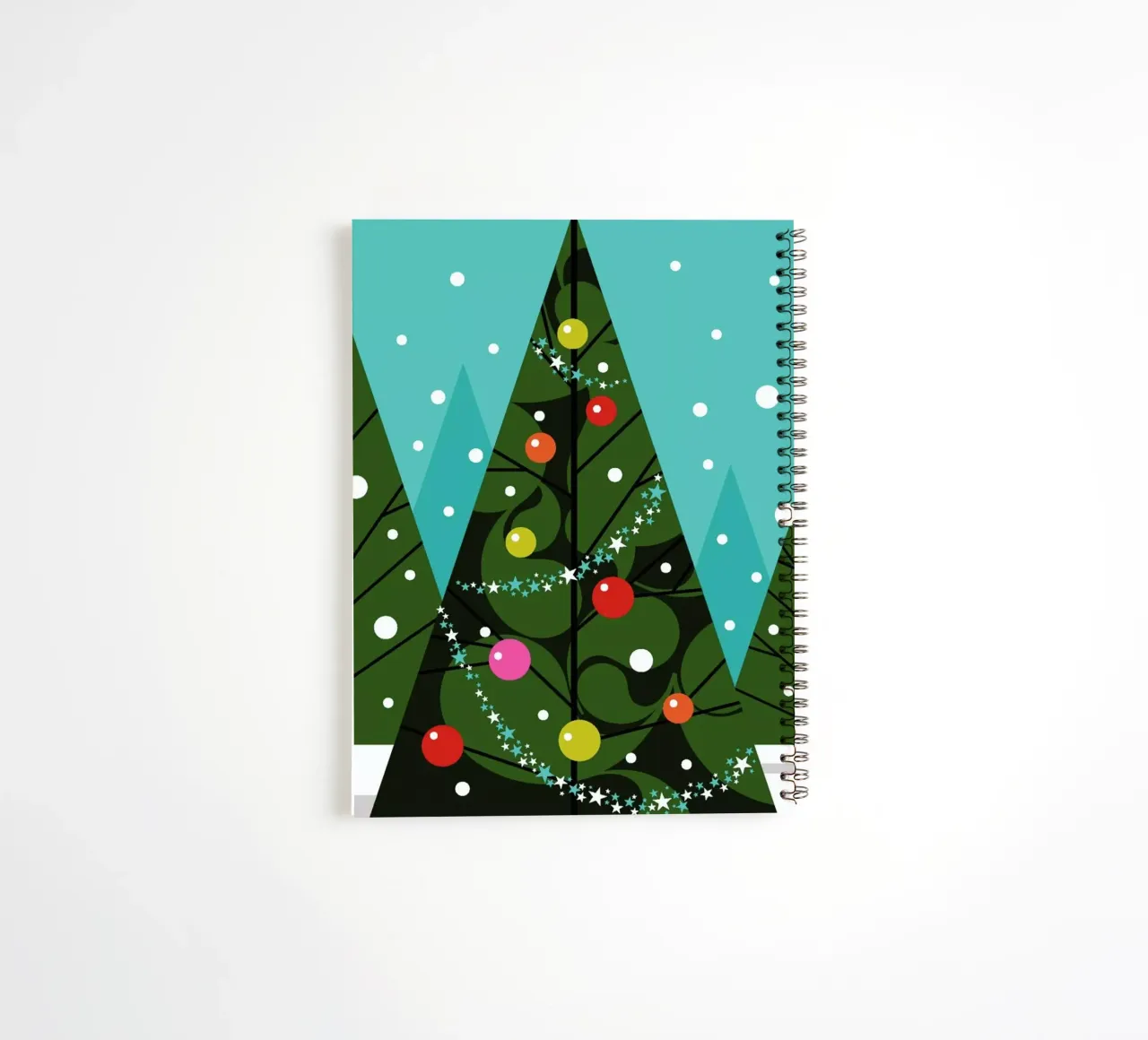 Dressed Tree spiral notebook by Bo Lundberg