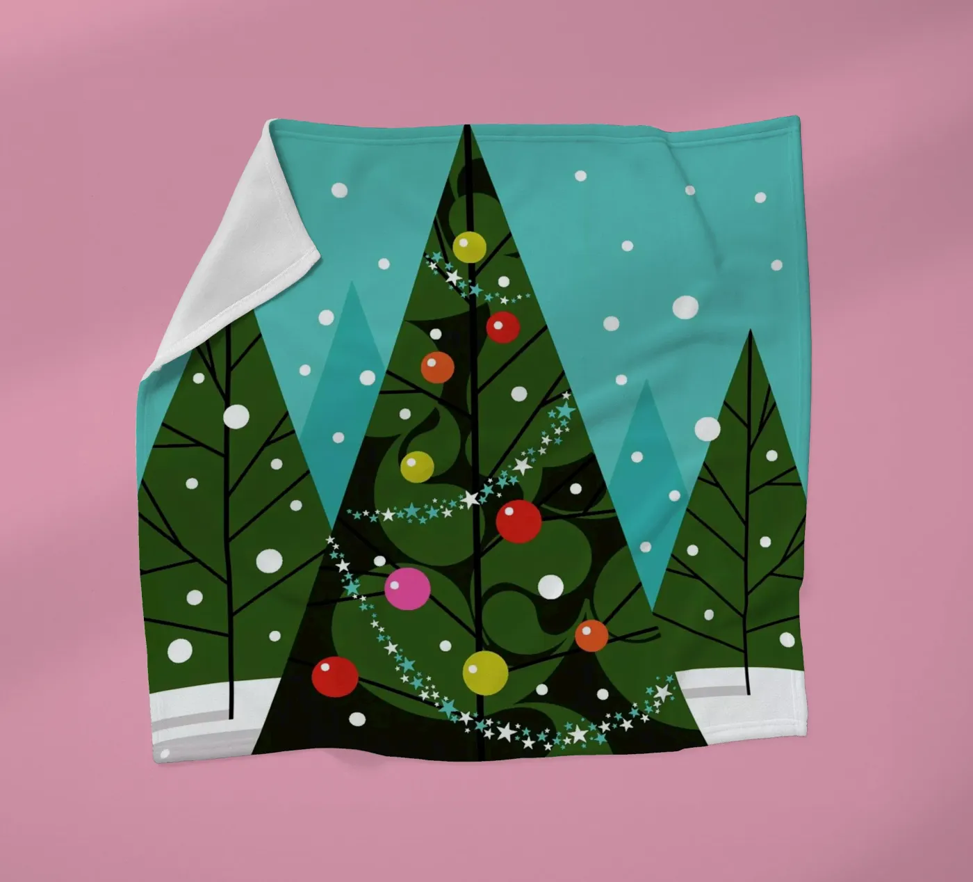 Dressed Tree Fleecedecke von Bo Lundberg