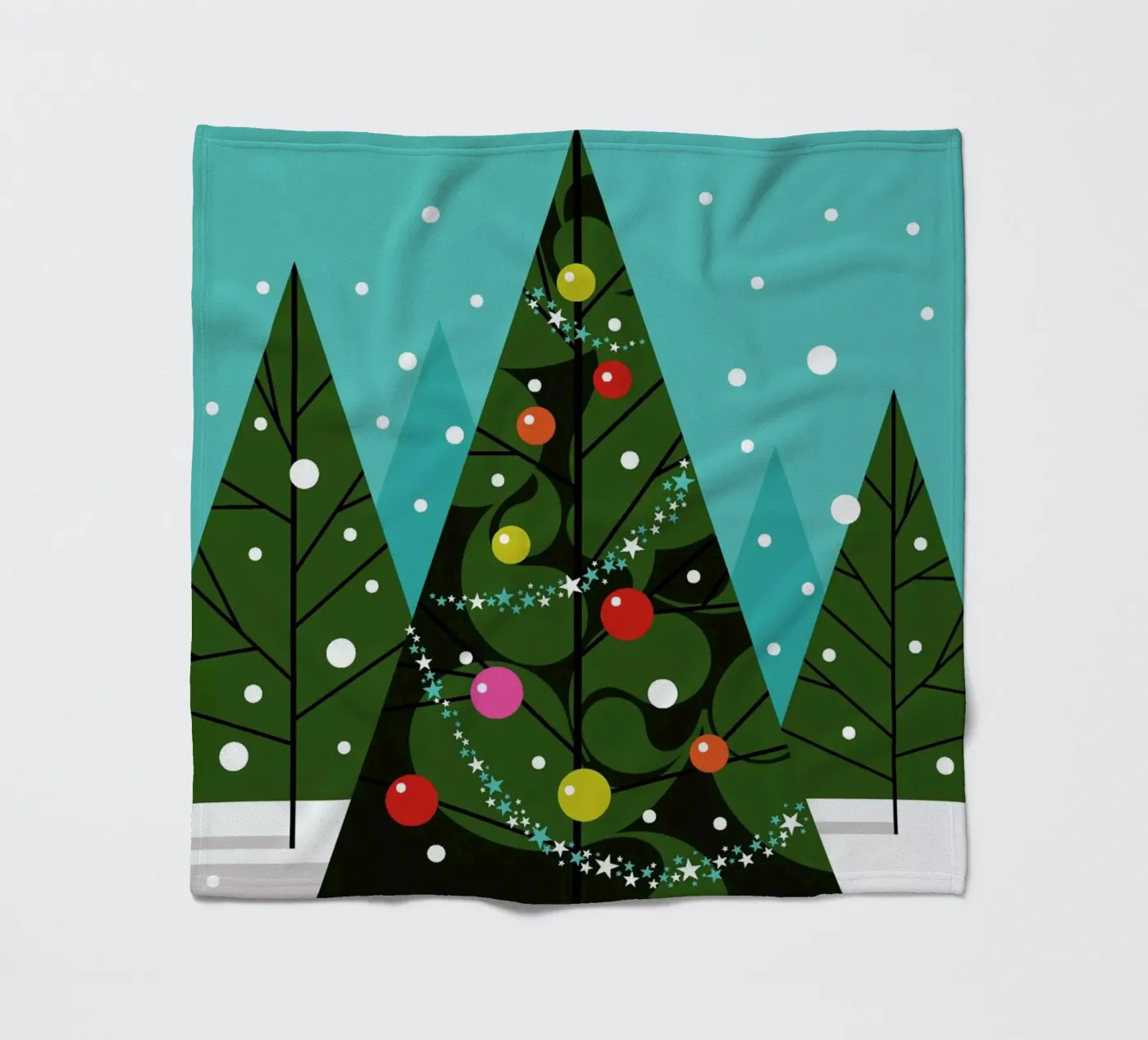 Dressed Tree Fleecedecke von Bo Lundberg
