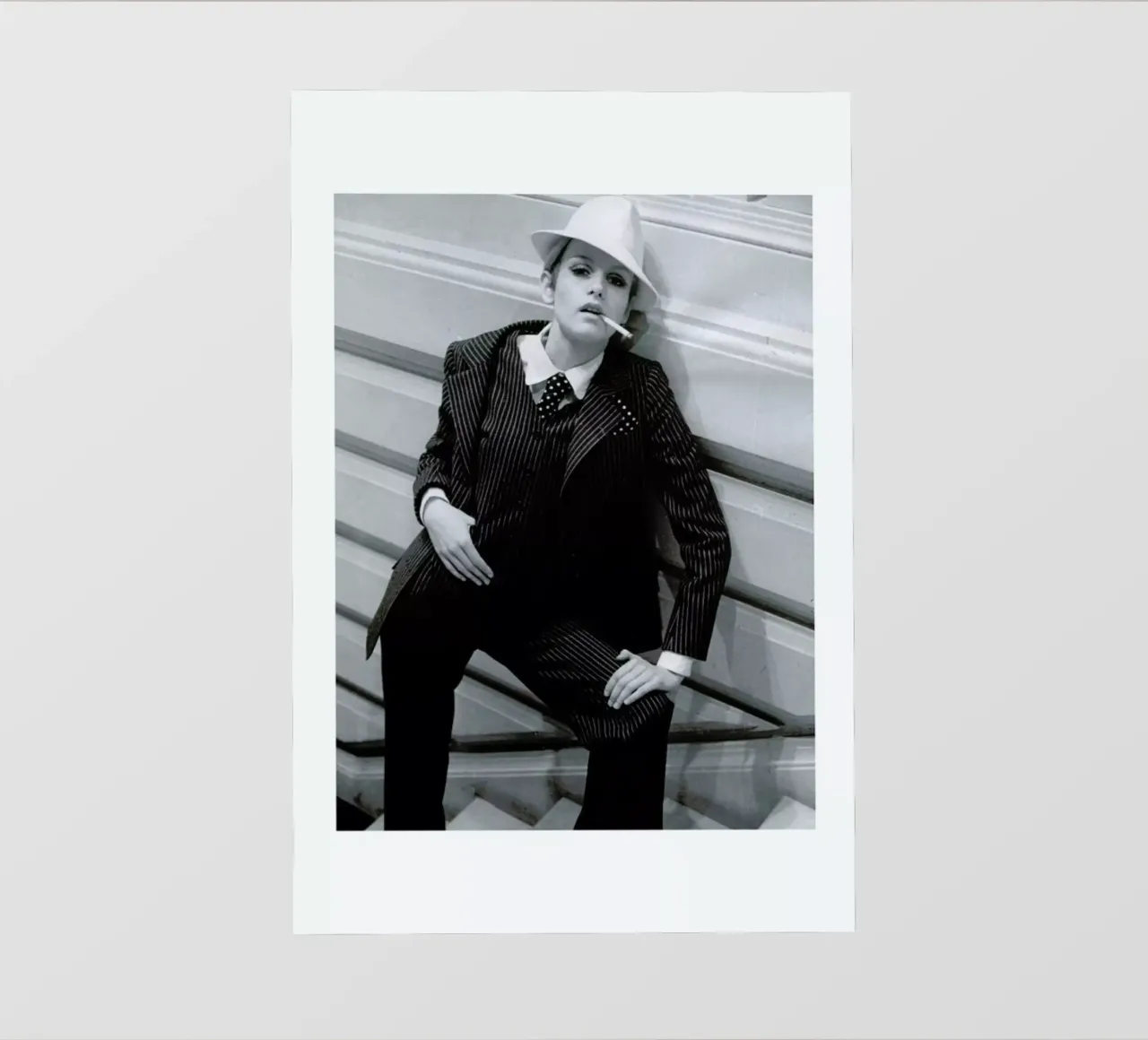 Twiggy Lawson, February 1967 pellicola backlit da Gallery Print and Art Limited