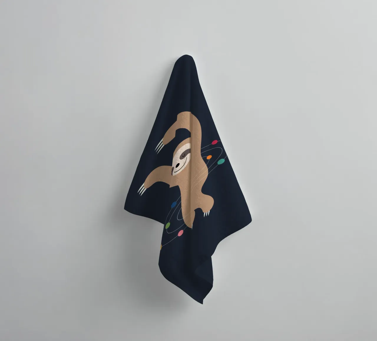 Galassia dei bradipi asciugamano da bagno da Andy Westface