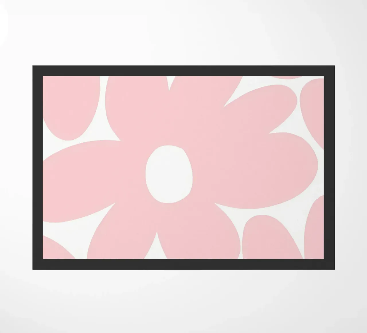 Fiori di margherite retrò Blush zerbino da diedrich