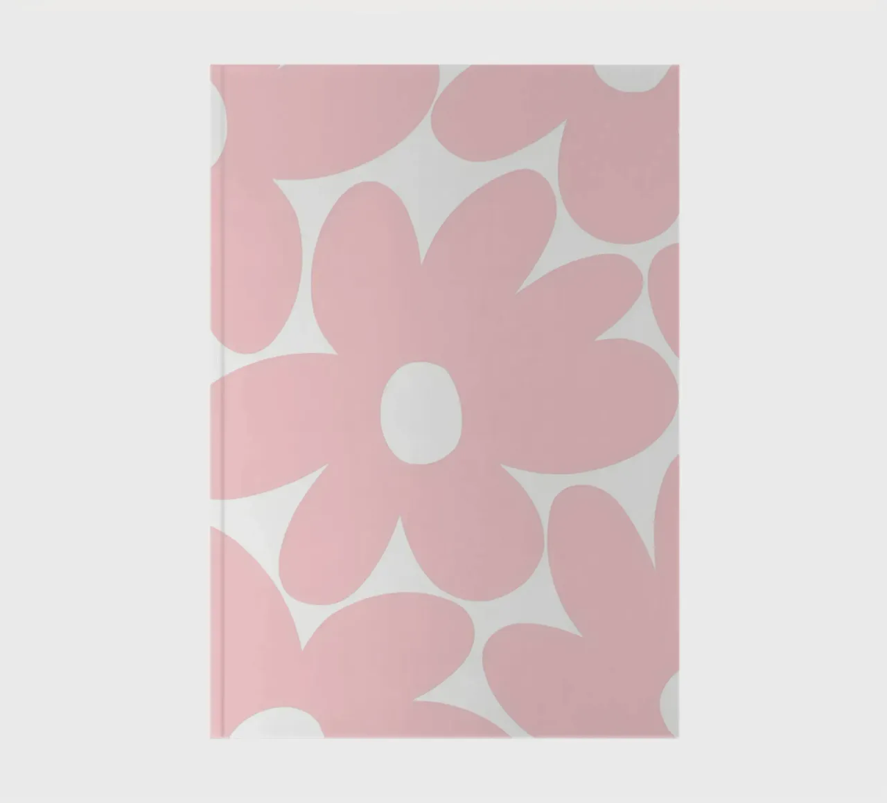 Retro Daisy Flowers Blush notebook by diedrich