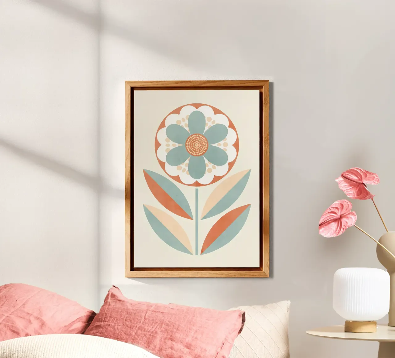 Retro Modern Flower forex plate by diedrich