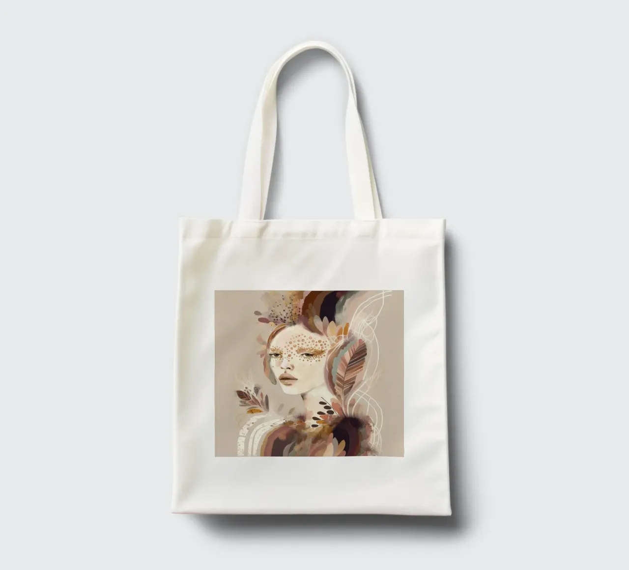 Feather borsa in juta da BellaEve