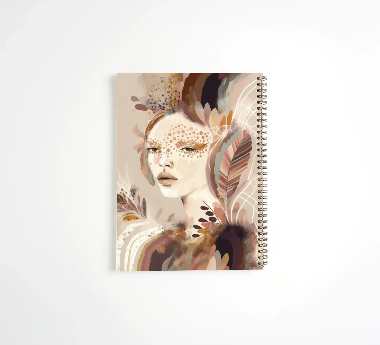 Feather spiral notebook by BellaEve