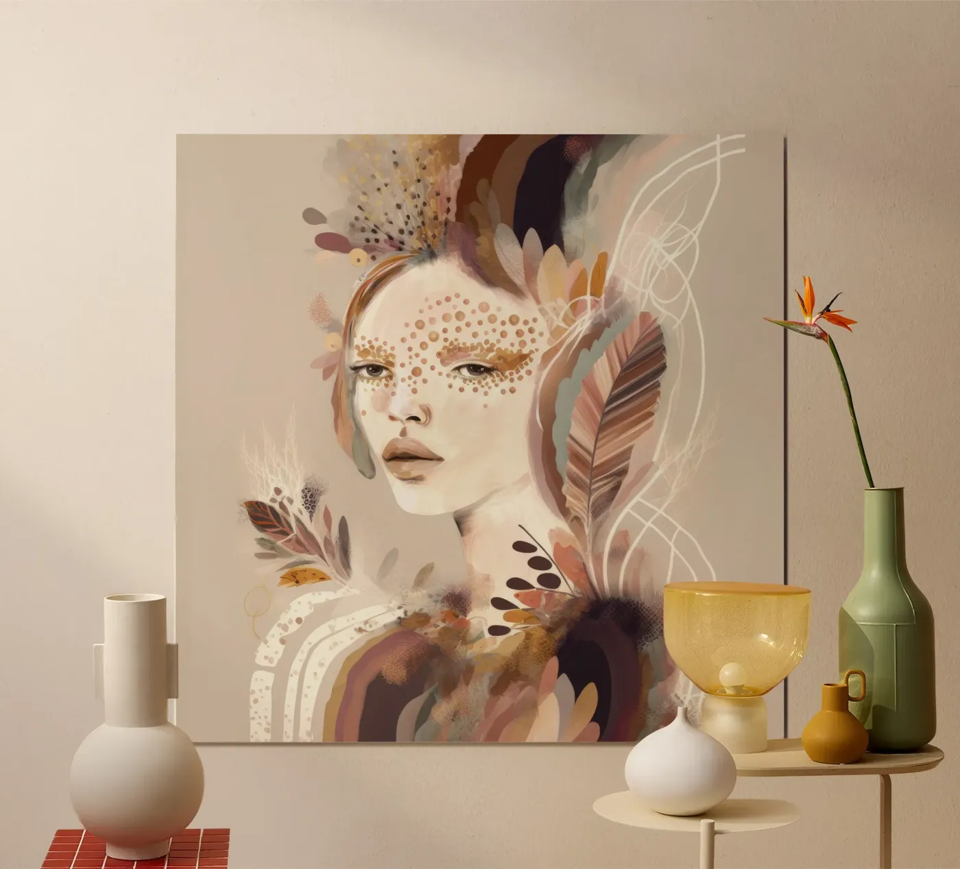 Feather poster by BellaEve
