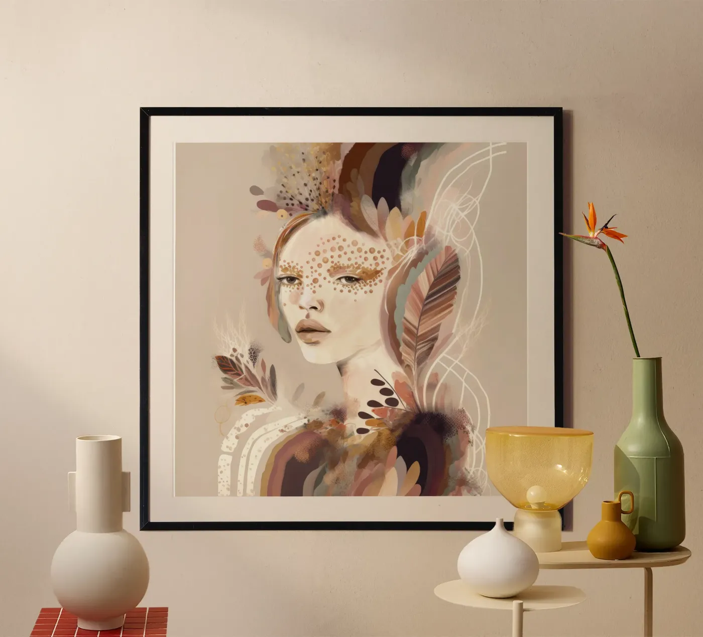 Feather poster by BellaEve