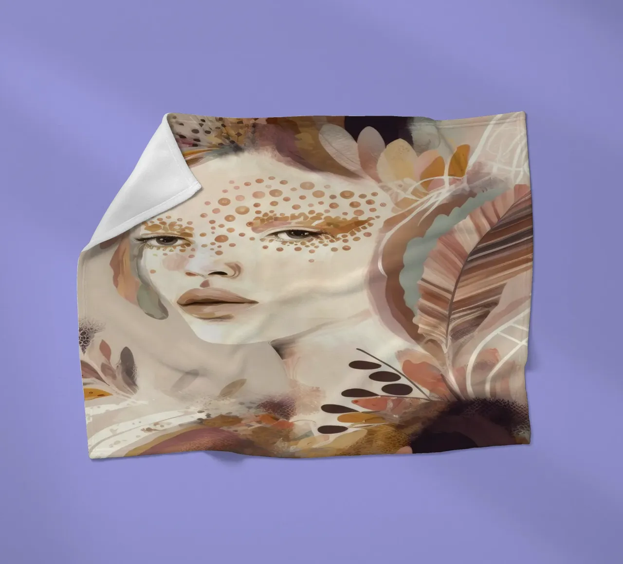 Feather Fleecedecke von BellaEve