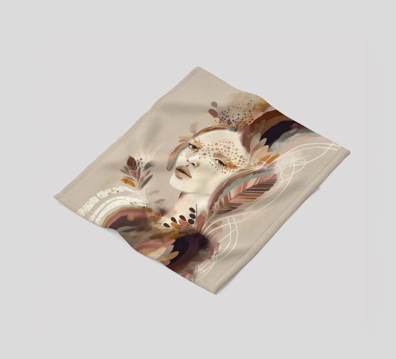 Feather Fleecedecke von BellaEve