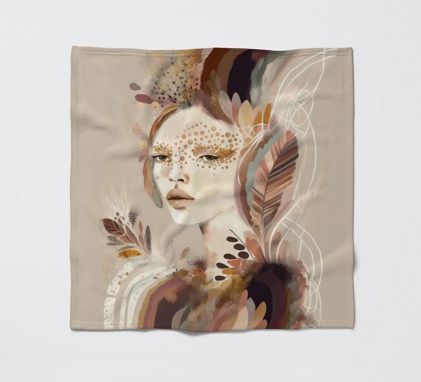 Feather Fleecedecke von BellaEve