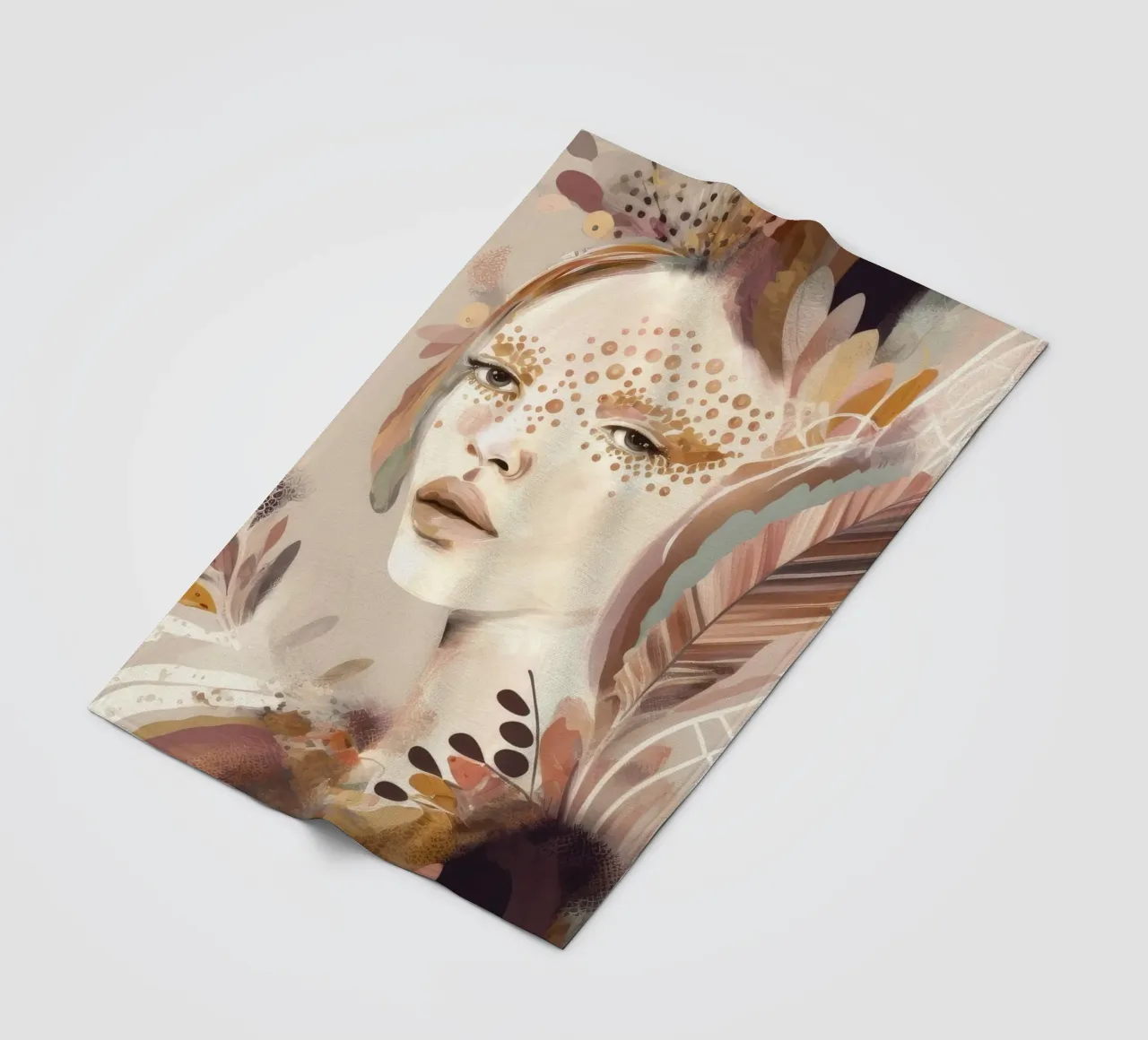 Feather Fleecedecke von BellaEve