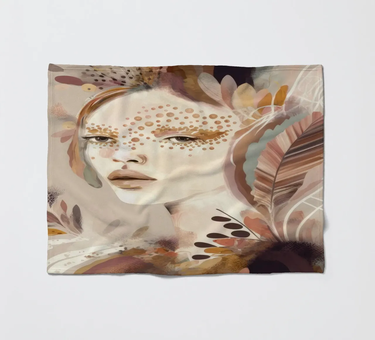 Feather Fleecedecke von BellaEve