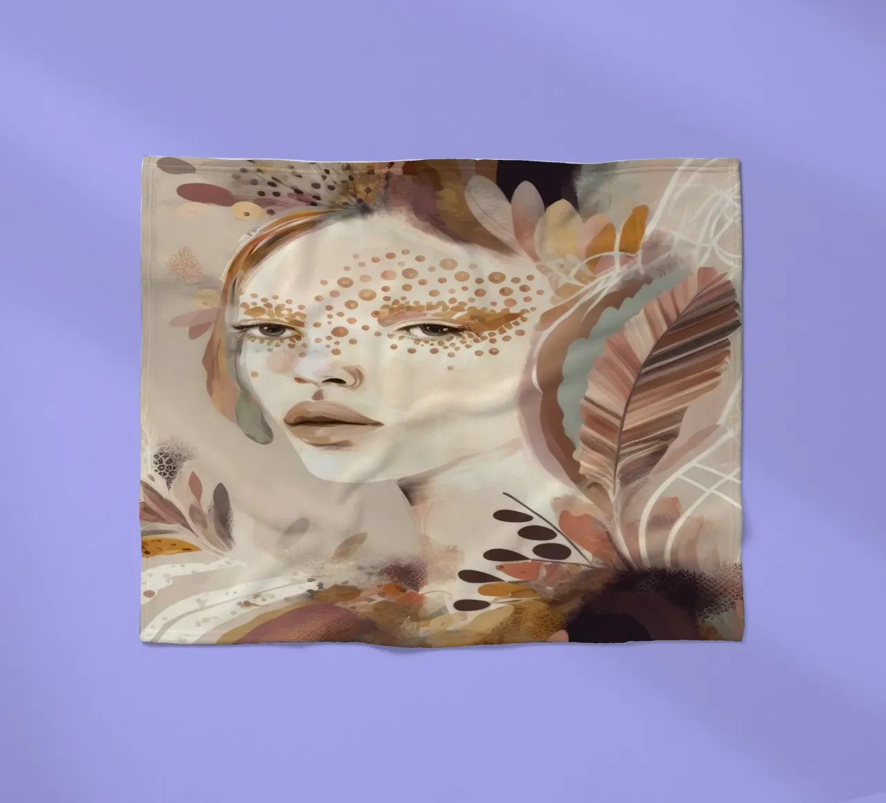 Feather Fleecedecke von BellaEve