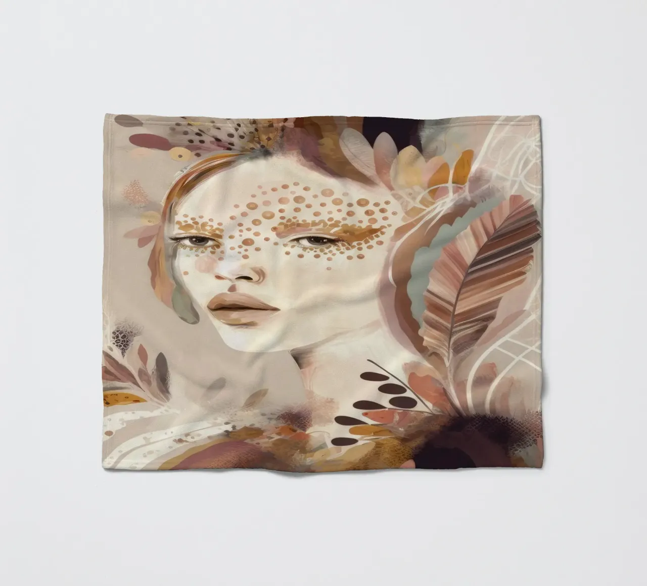 Feather Fleecedecke von BellaEve