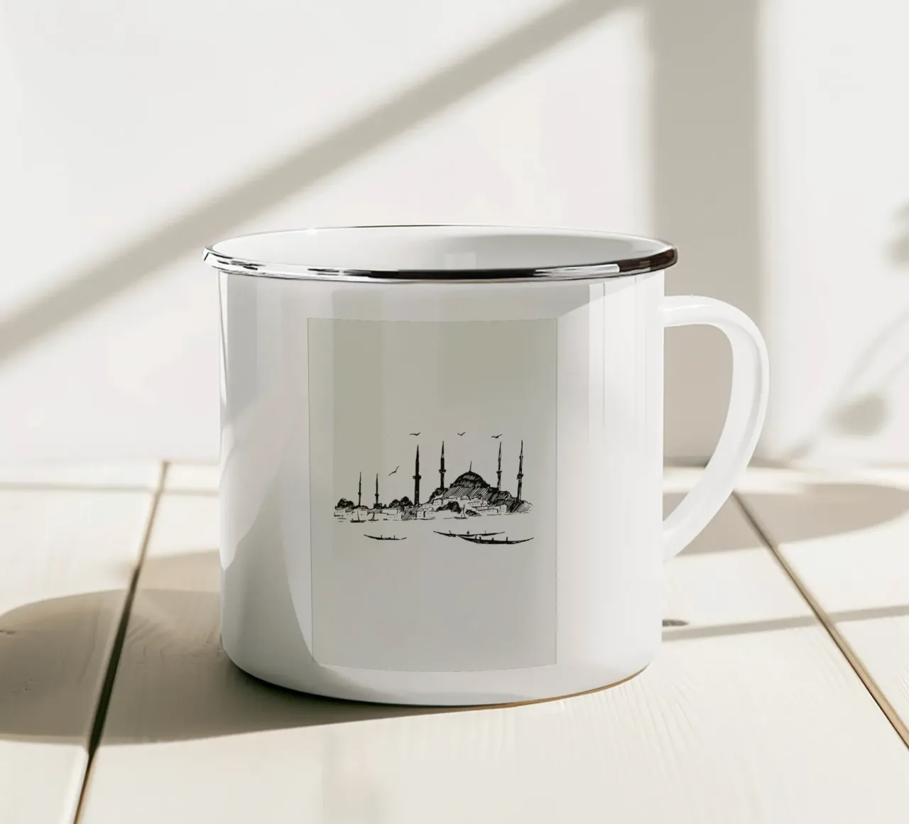 Istanbul tazza in smalto da Flora & Fauna