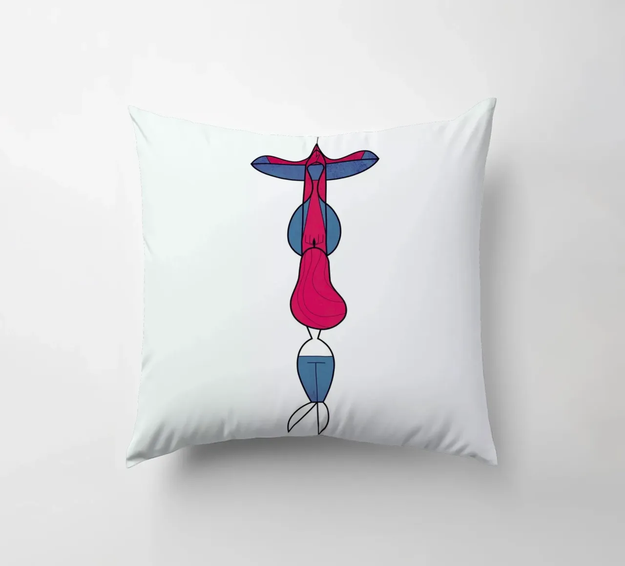 Upside down love cuscino da Ale Giorgini