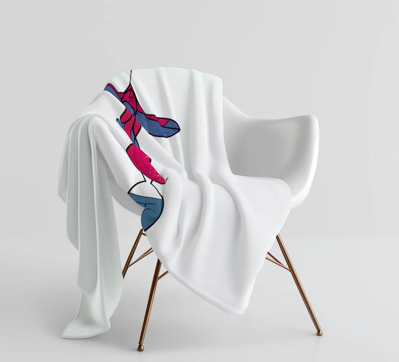 Upside down love coperta in pile da Ale Giorgini