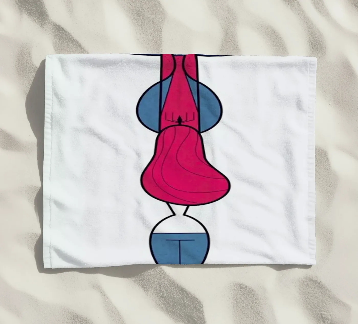 Upside down love telo mare da Ale Giorgini