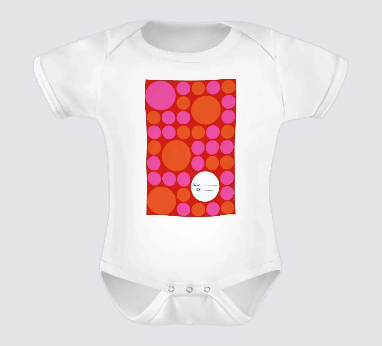 From Me To You / Red body neonato maniche corte da Bo Lundberg