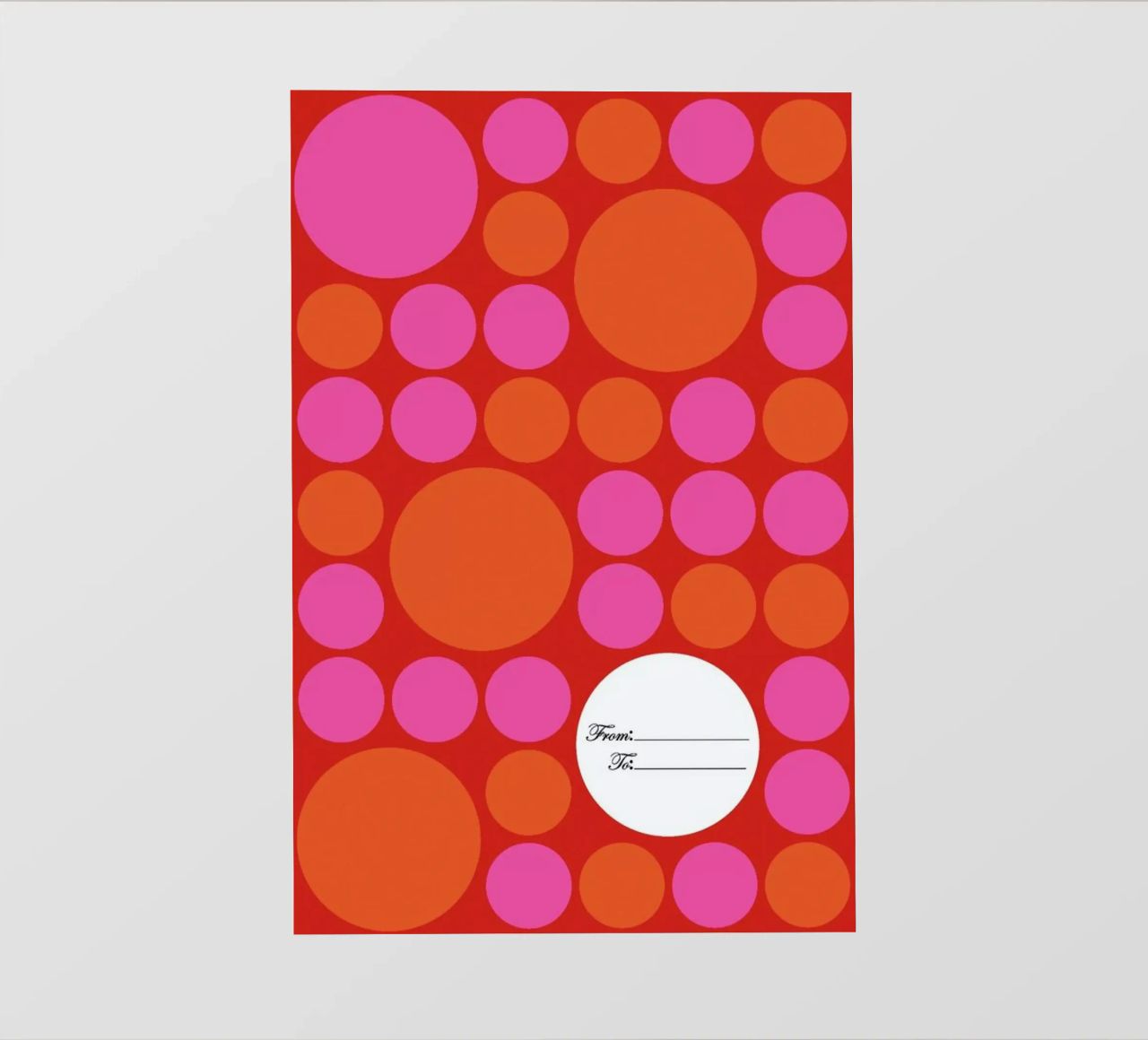 From Me To You / Red telo in pvc da Bo Lundberg