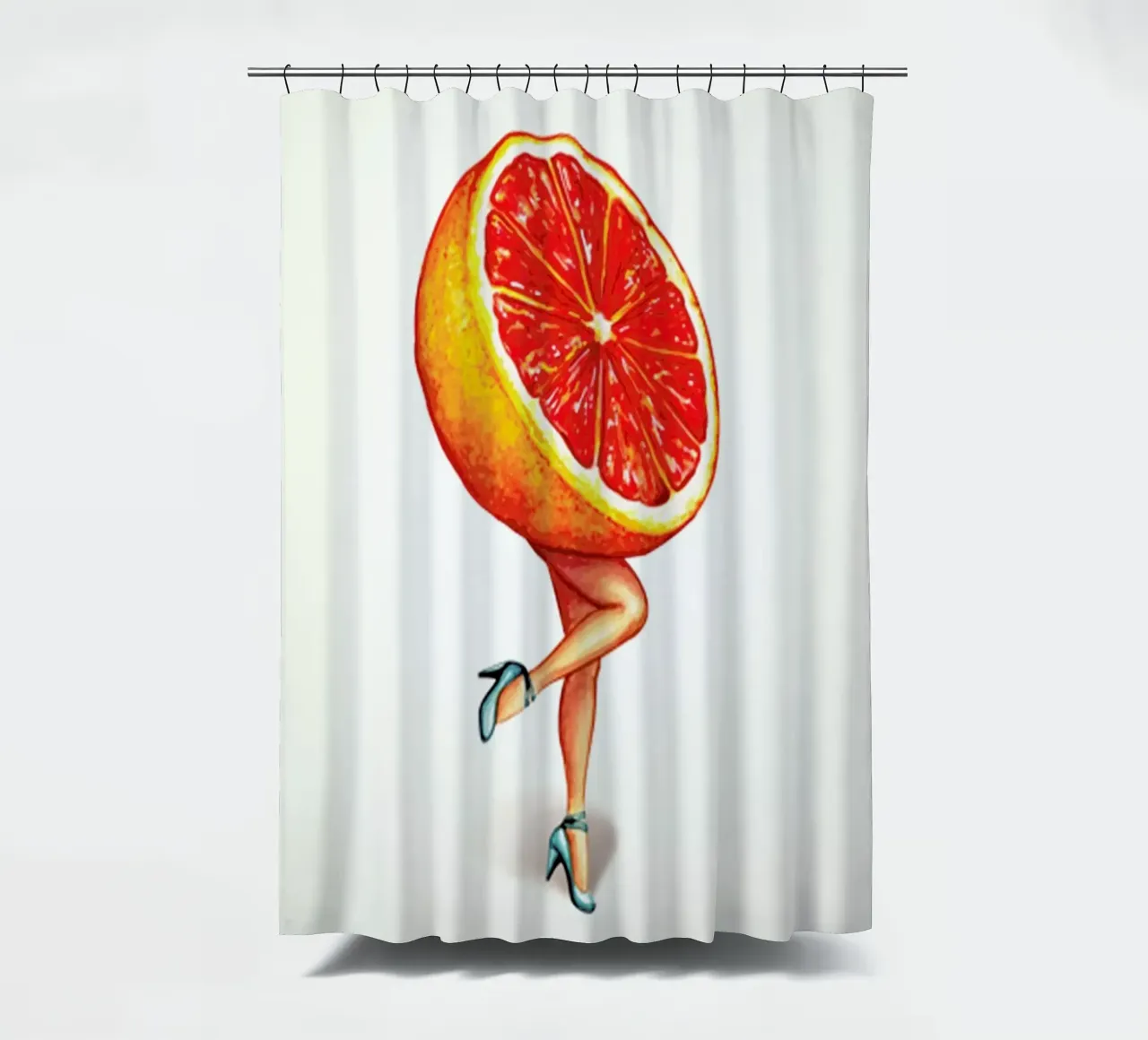 Fruit Girls Grapefruit tenda da doccia da Kelly Gilleran