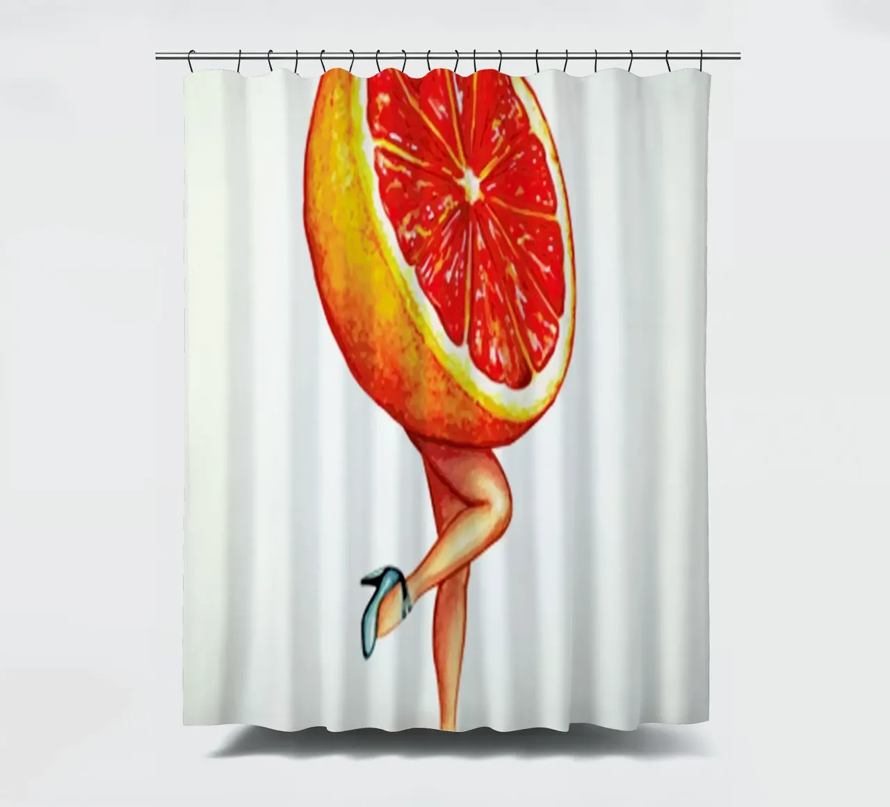 Fruit Girls Grapefruit tenda da doccia da Kelly Gilleran