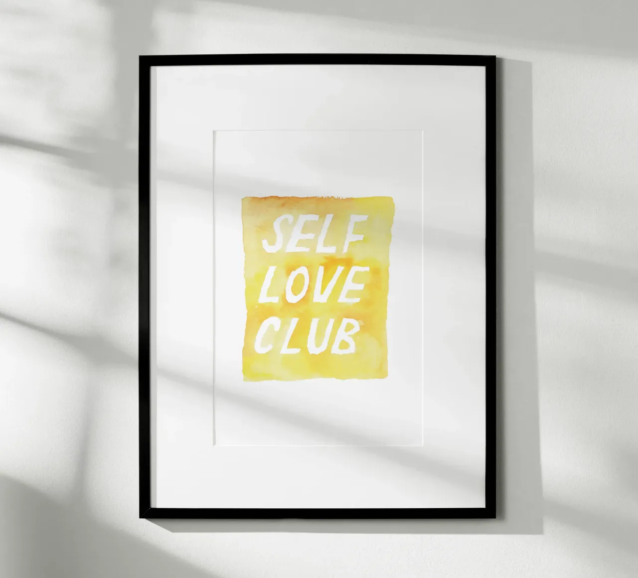Self Love Club 2 poster da Brushmeetspaper