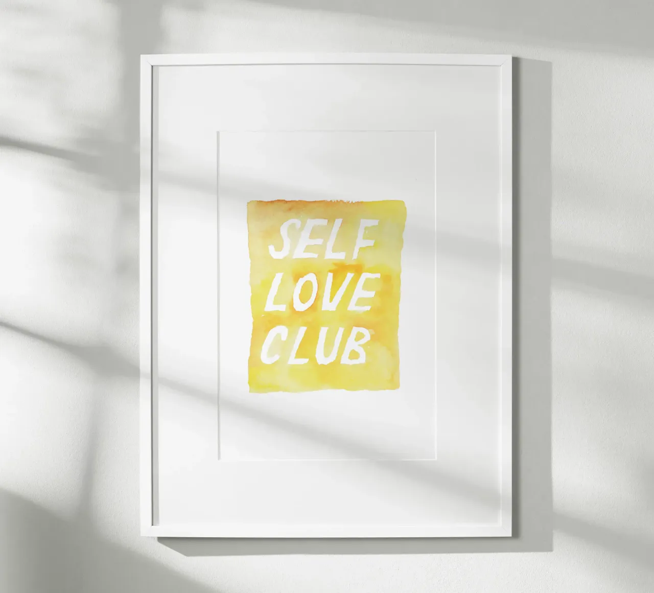 Self Love Club 2 poster da Brushmeetspaper