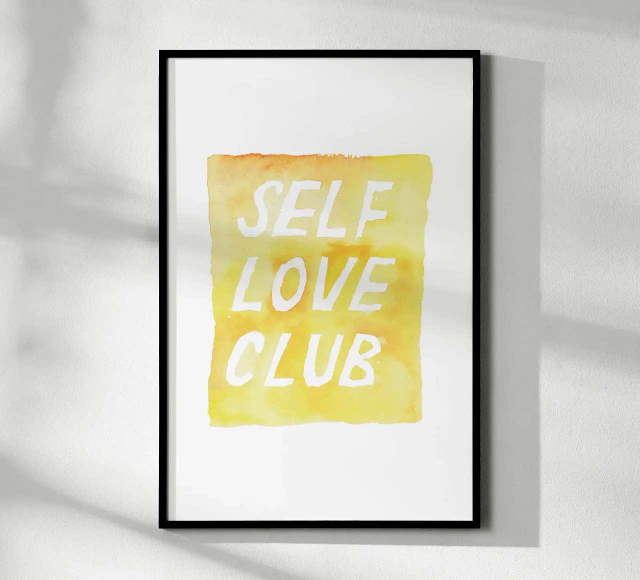 Self Love Club 2 poster da Brushmeetspaper