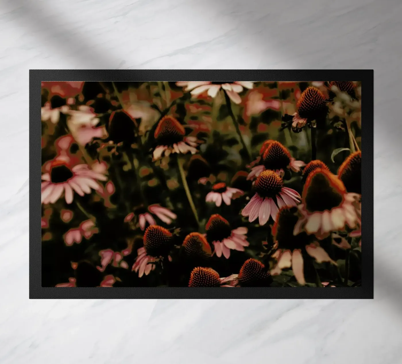 Echinacea doormat by Ingrid Beddoes