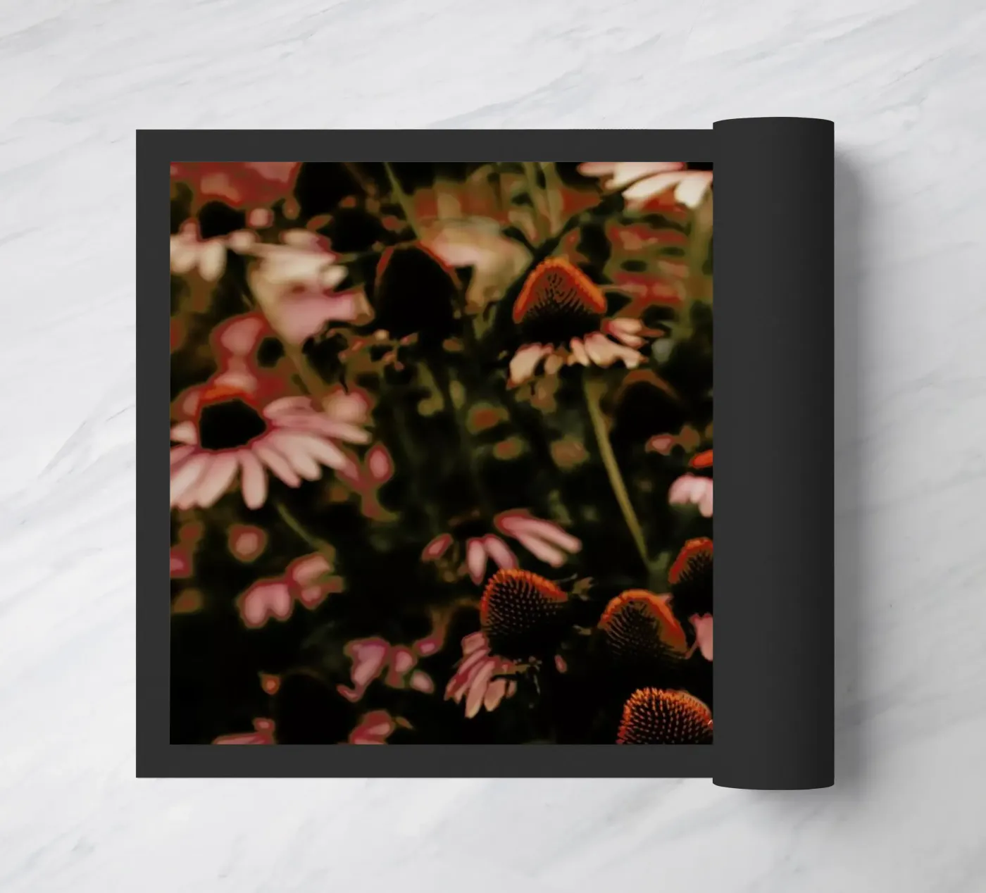 Echinacea doormat by Ingrid Beddoes