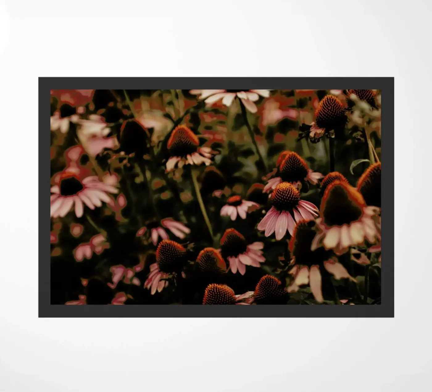 Echinacea doormat by Ingrid Beddoes