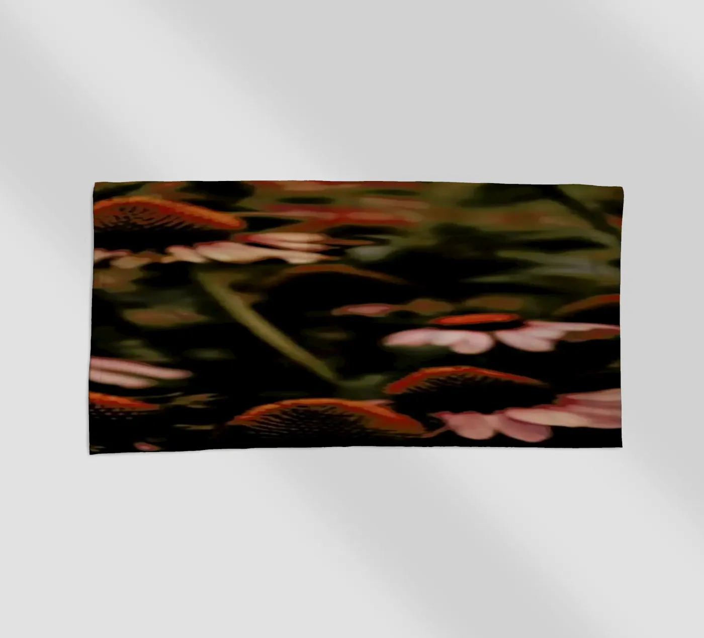 Echinacea strandhanddoek van Ingrid Beddoes