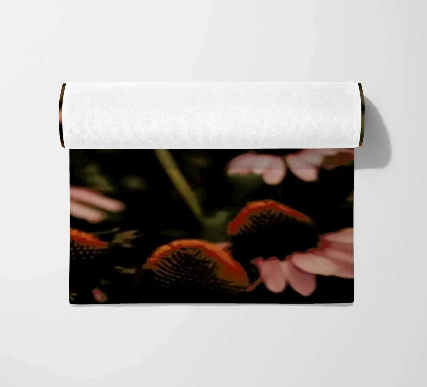 Echinacea strandhanddoek van Ingrid Beddoes