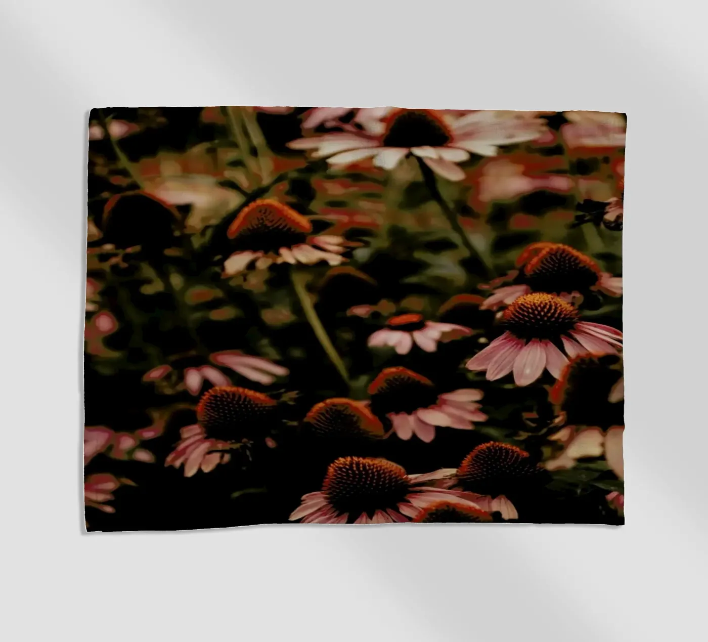 Echinacea strandhanddoek van Ingrid Beddoes