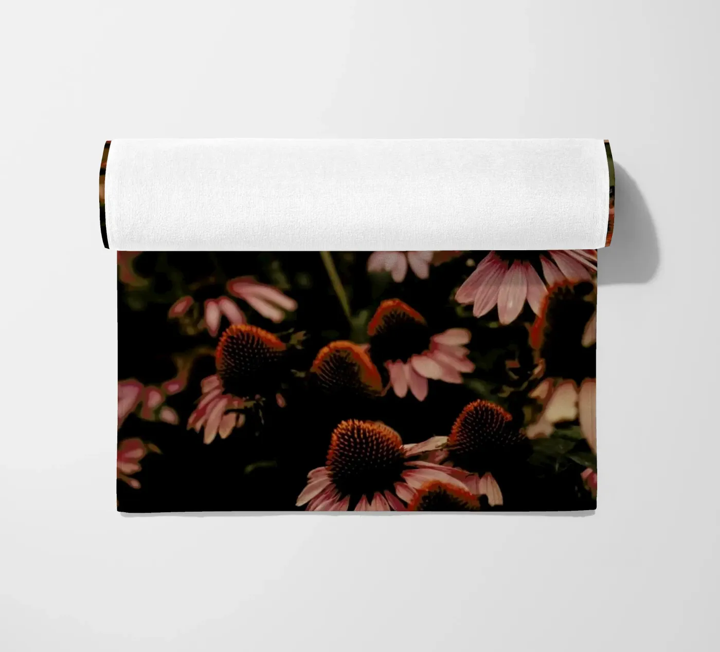 Echinacea strandhanddoek van Ingrid Beddoes