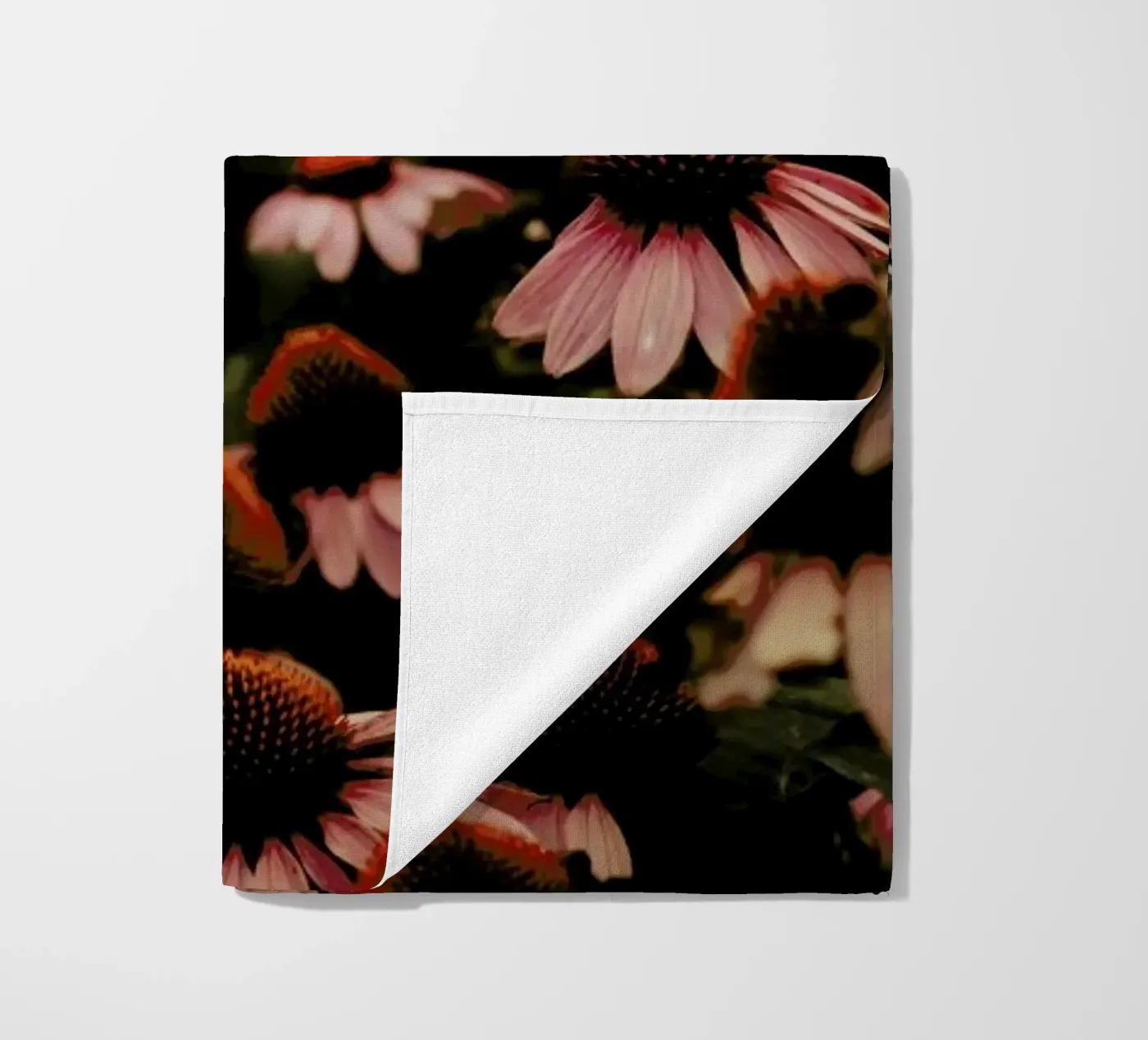 Echinacea strandhanddoek van Ingrid Beddoes